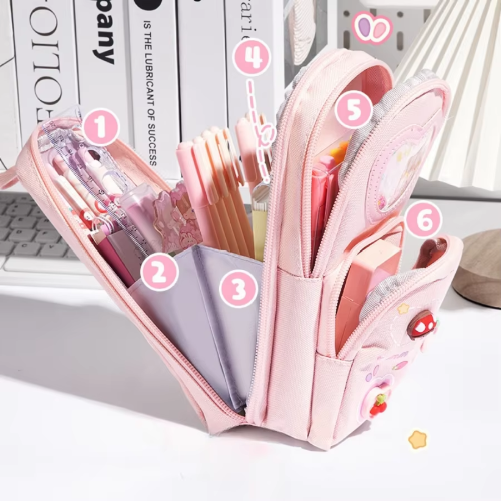 Multi-Layer Large-Capacity Pencil Case