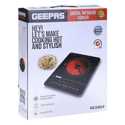 Geepas Digital Infrared Cooker Full Touch Any Pot – GIC33013