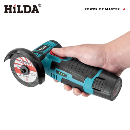 HILDA 12v Mini Angle Grinder Car Repair Brush Motor Rechargeable For Cutting Diamond Cordless Power Tool Polishing And Grinding