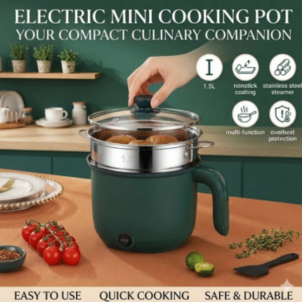 1.5L Mini Multifunctional Electric Cooking Pot