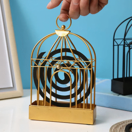 Metal Mosquito Coil Holder Birdcage Incense Rack
