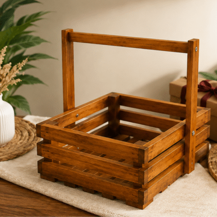 Wooden Marawa / Gift Box with Handle