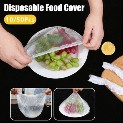 Disposable food wrap elastic bowl covers