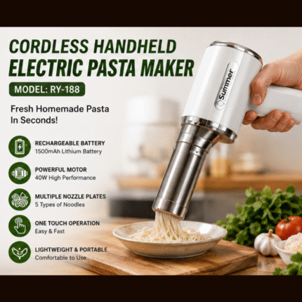 cordless handheld electric pasta maker (model RY-188)