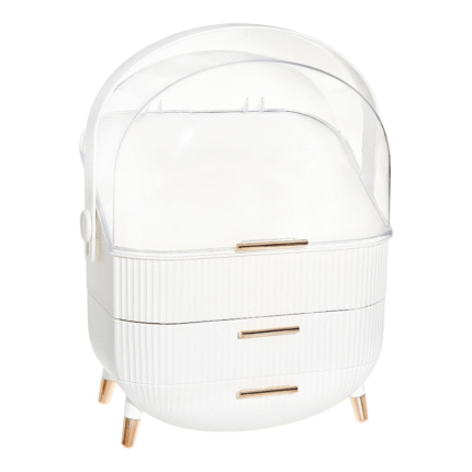 DwellStudio Dustproof Makeup Organizer for Cosmetics and Skincare