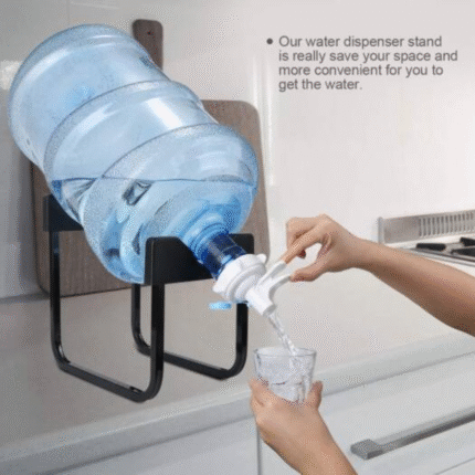 U-Shaped Metal Water Bottle Dispenser Stand